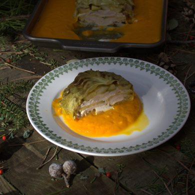 pastel de pollo