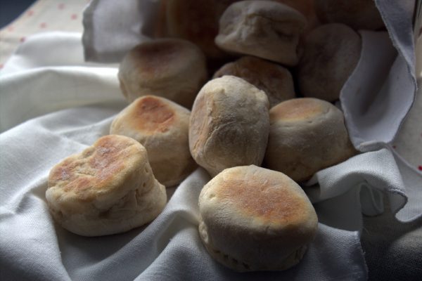 Receta de  Muffins o panecillos ingleses