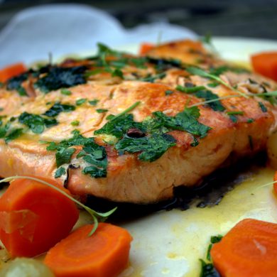 Salmon a la naranja 1