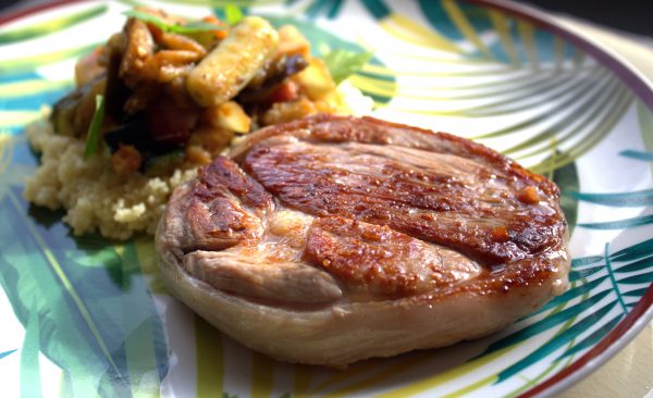 Tournedó de Ternasco de Aragón con cuscús y verduras