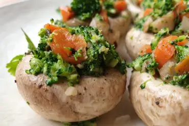 Champinones Rellenos de Verduras