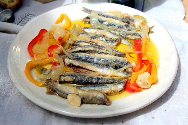 Boquerones en escabeche de vino Pedro Ximenez