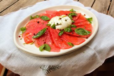 carpaccio de sandia