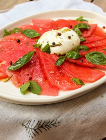 carpaccio de sandia