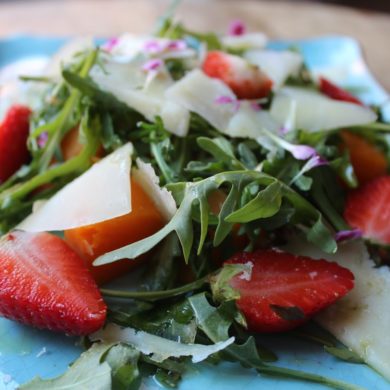 ensalada de fresas