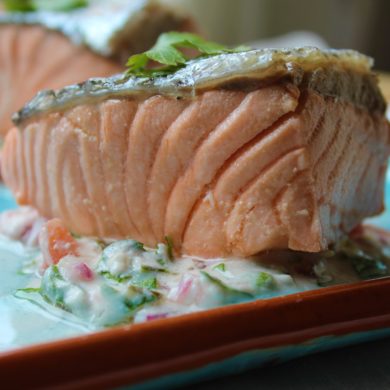 salmon confitado