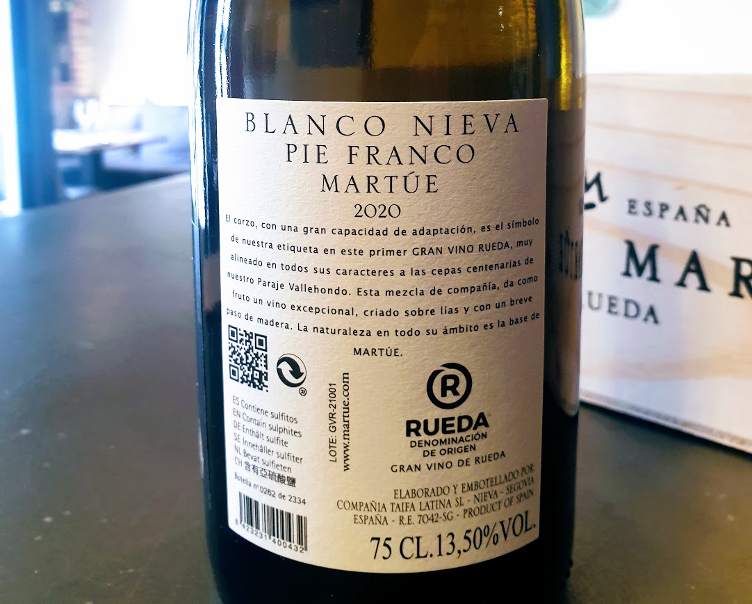 Gran Vino de Rueda Pie Franco 2020 1