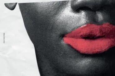 Cartel oficial de Culinary Zinema 2026, sección gastronómica del Festival de San Sebastián, con unos labios rojos en primer plano